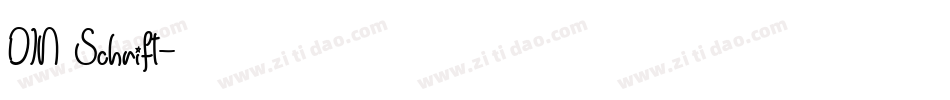DIN Schrift字体转换